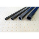Carbon fiber square (round inner) tube 2 x 2 x d1 x 1000 mm